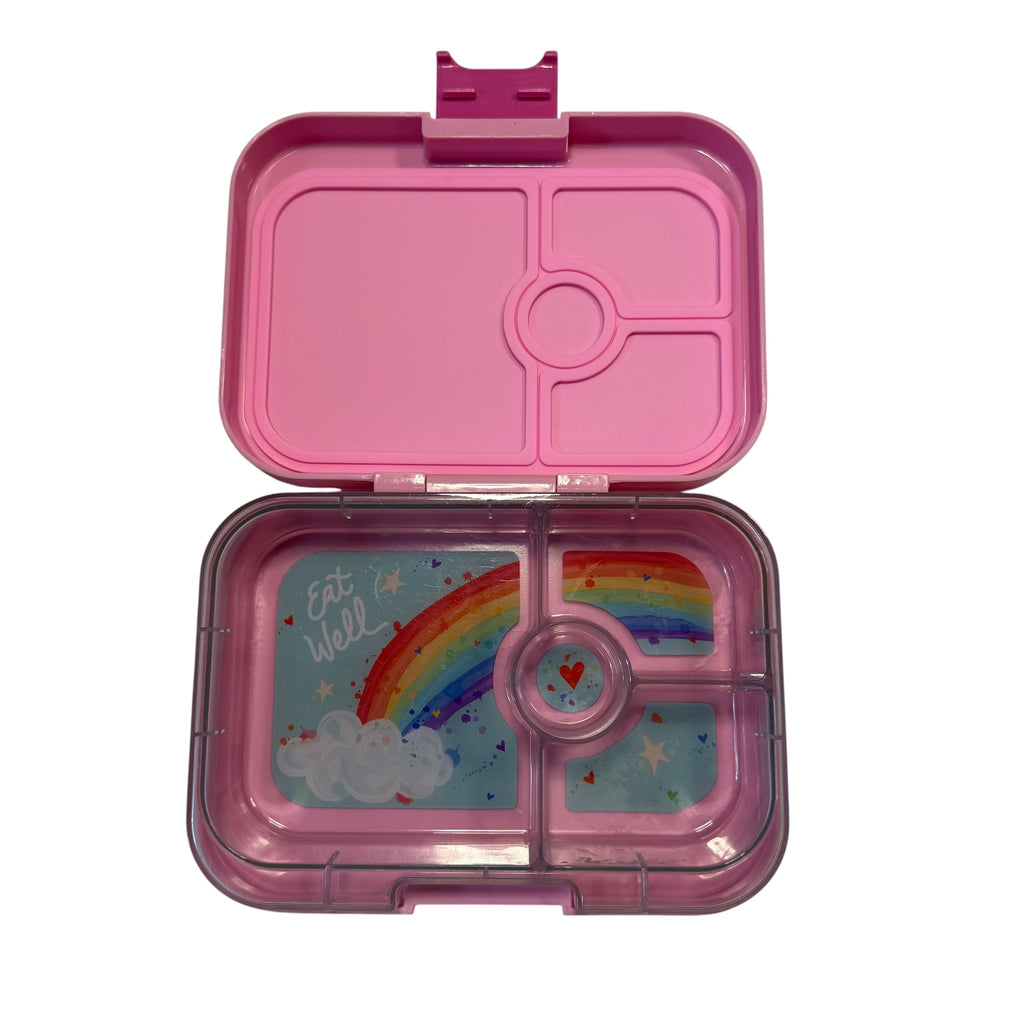 Yumbox Tapas Larger Size 4-Compartment Leakproof Bento Lunch Box (Pink and Purple) - Ready Kids Canada