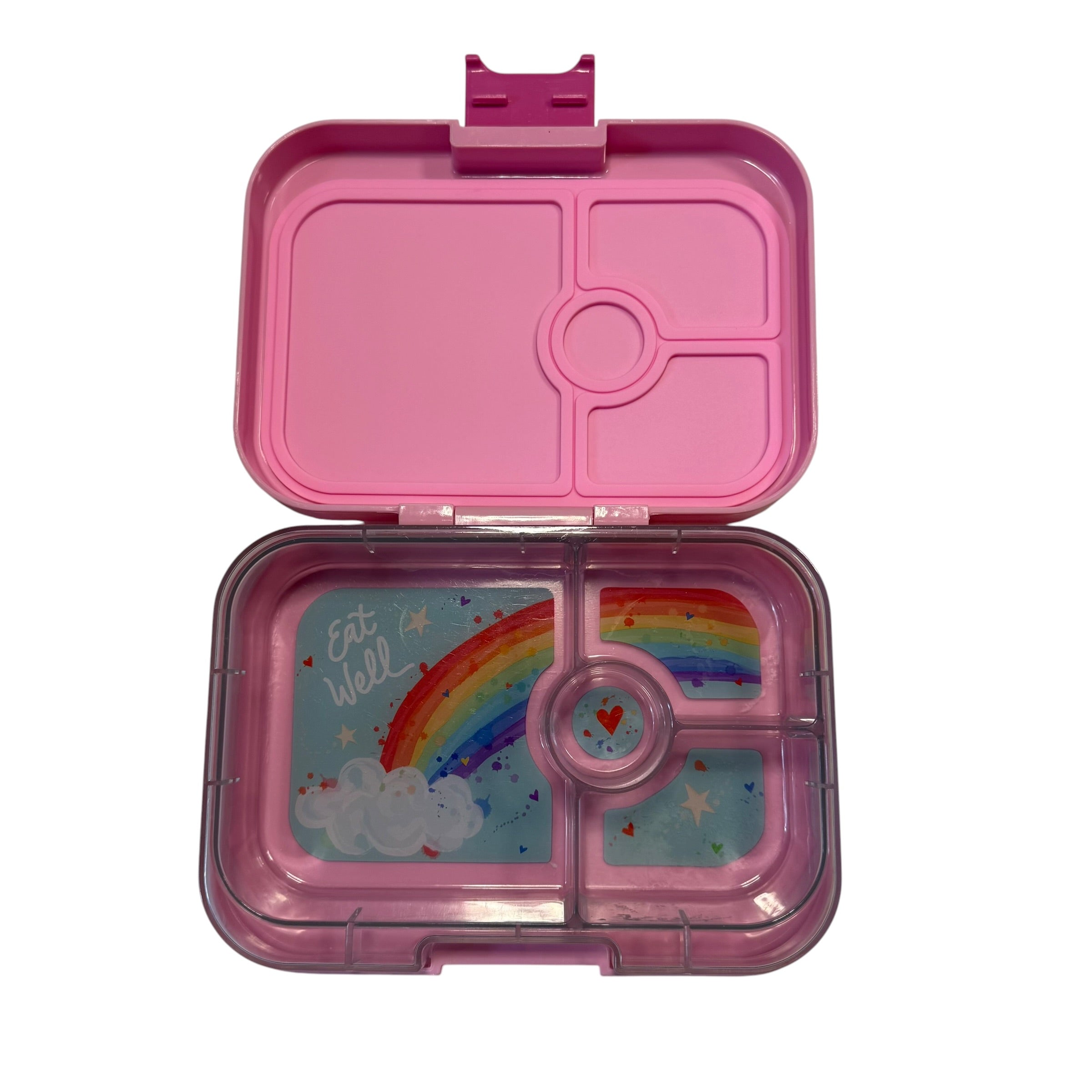 Yumbox Tapas Larger Size 4-Compartment Leakproof Bento Lunch Box (Pink and Purple) - Ready Kids Canada