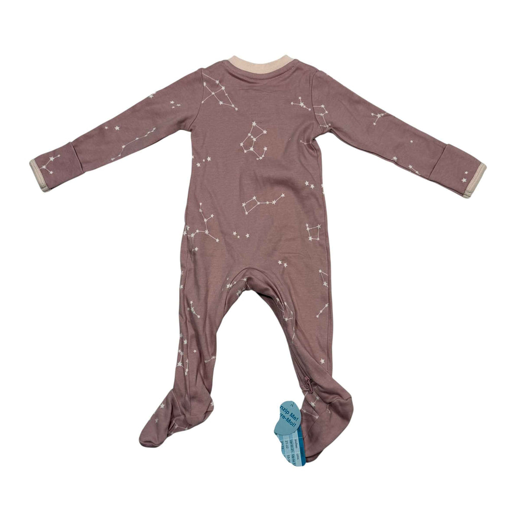 Zippyjams Organic Cotton Footed Sleeper – Galaxy Love (Pink) NEW BNWT 0-3 Months