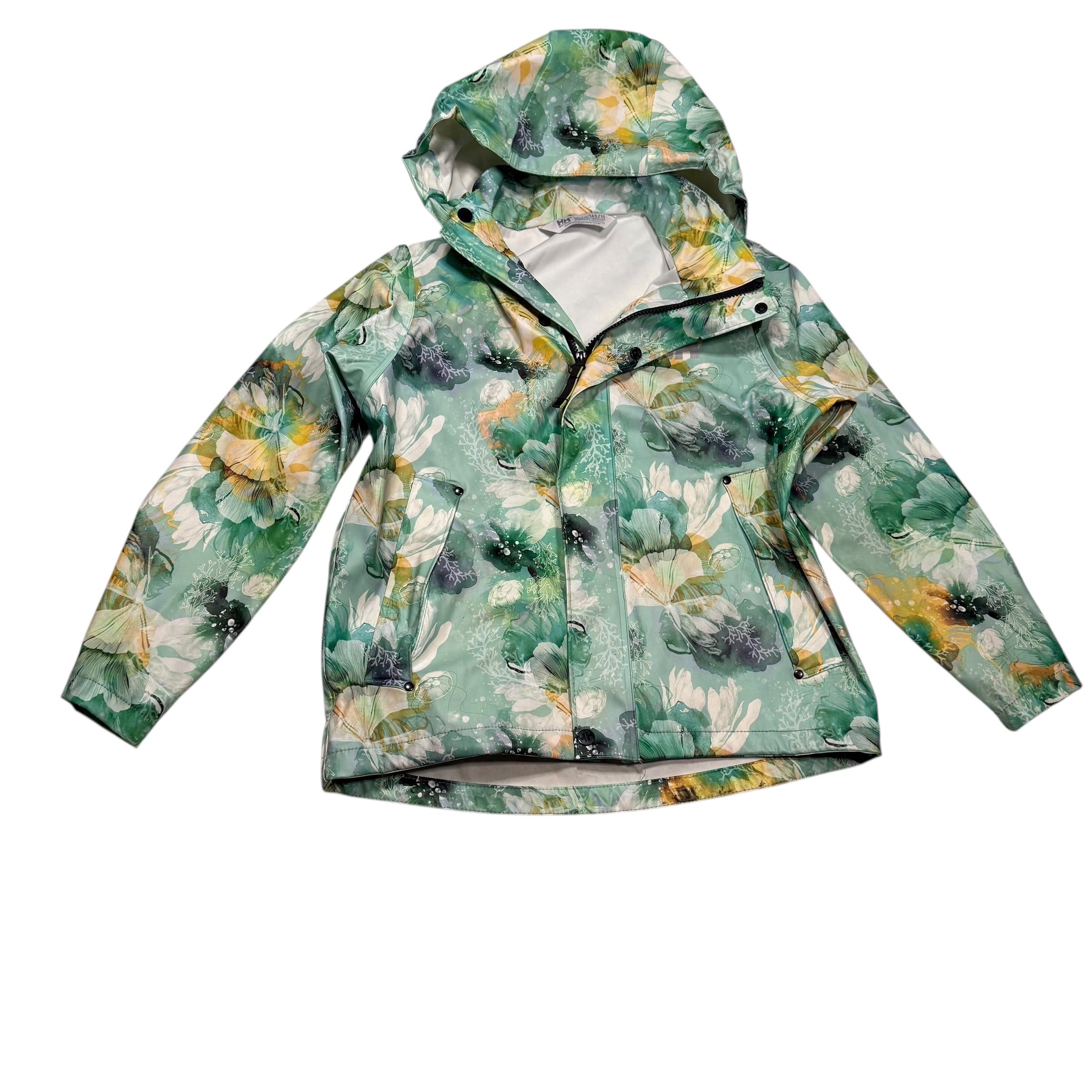 Helly Hansen Unisex Kids Moss Size 10 Rain Jacket