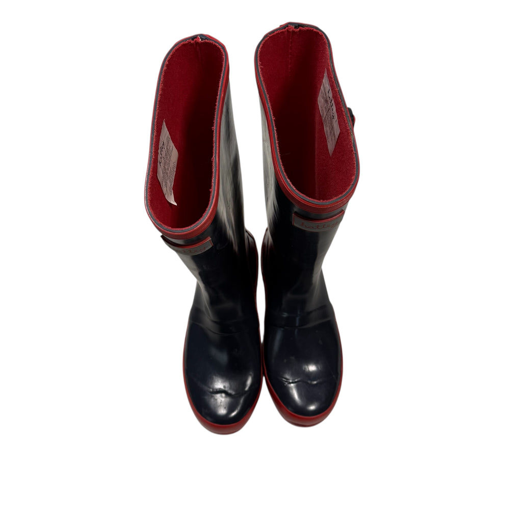 Navy Red Hatley Big Kid 3 Rain Boots