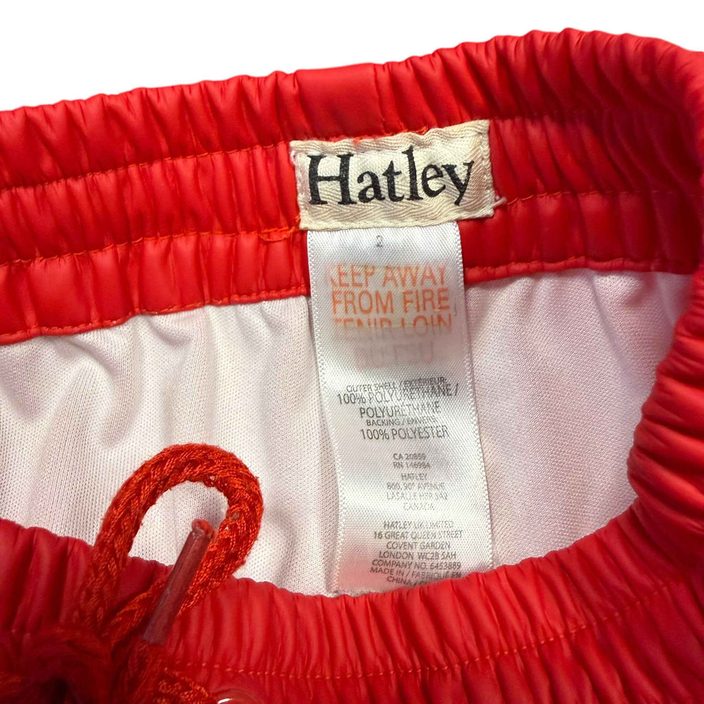 Hatley Splash Pants - Red, Kids Size 2 - Ready Kids Canada