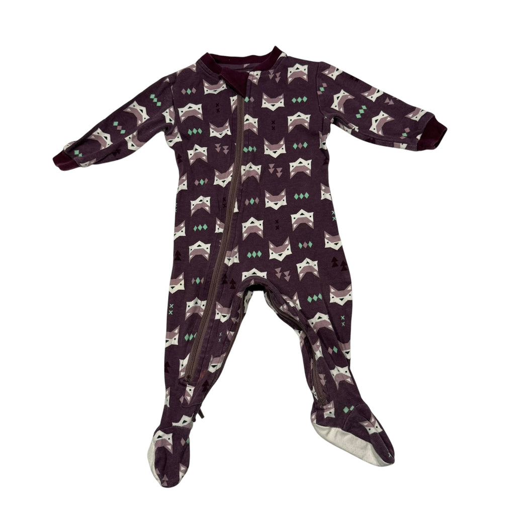 Zippy Jamz 3-6M Fox Pattern Footed Sleeper - Ready Kids Canada