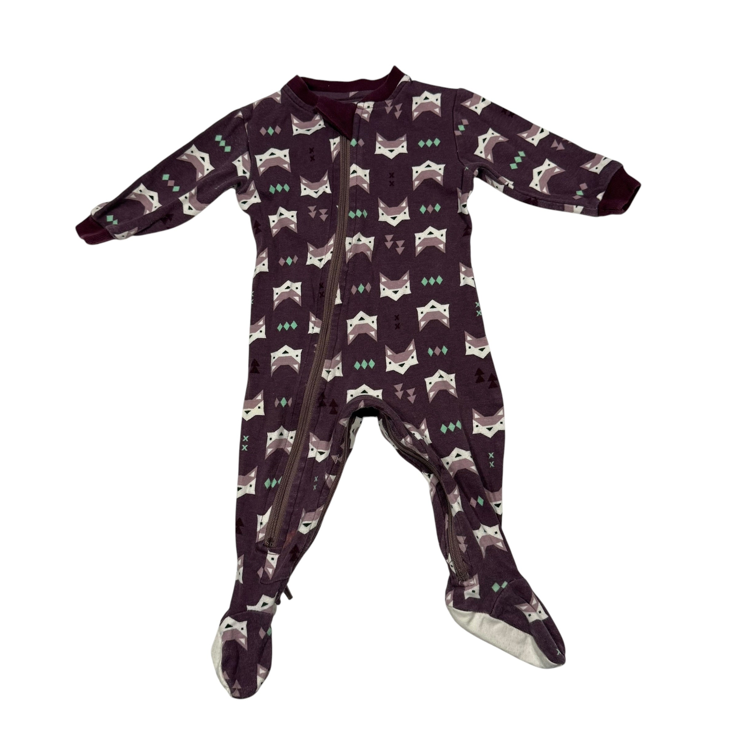 Zippy Jamz 3-6M Fox Pattern Footed Sleeper - Ready Kids Canada