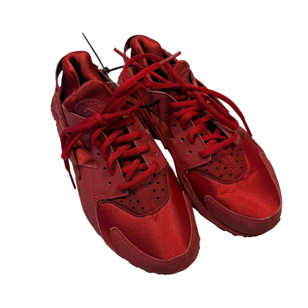 Nike Air Huarache Run "Triple Red" Lifestyle Sneakers - US 6Y Big Kids / Youth (Women's 7.5) - Ready Kids Canada