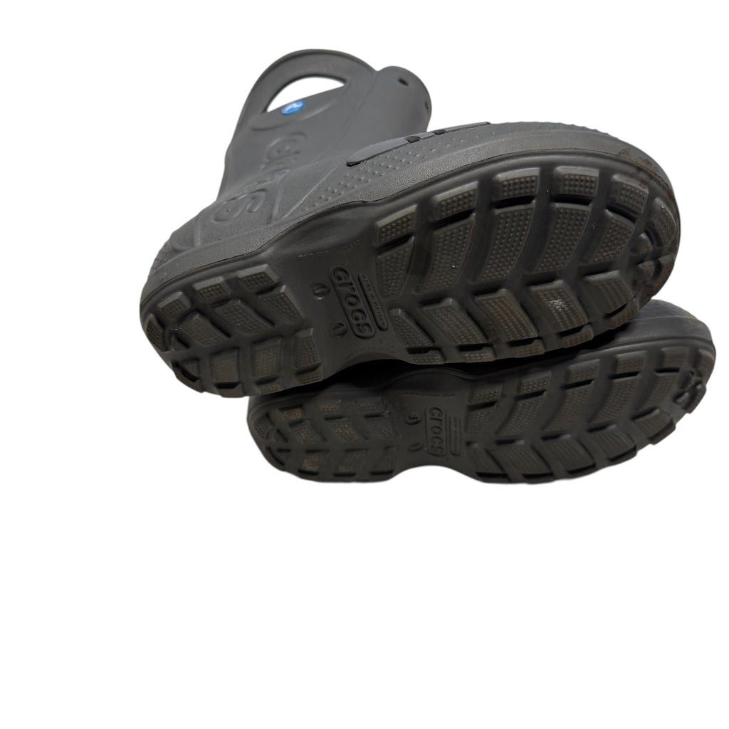 Crocs Handle It Big Kid Size J1 Rain Boots Sharks