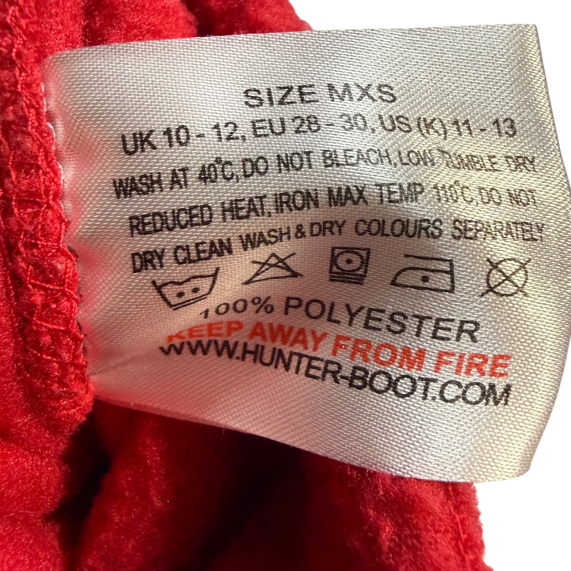 Hunter Rain Boot Fleece Boot Liners Little Kids Shoe Size 11-13