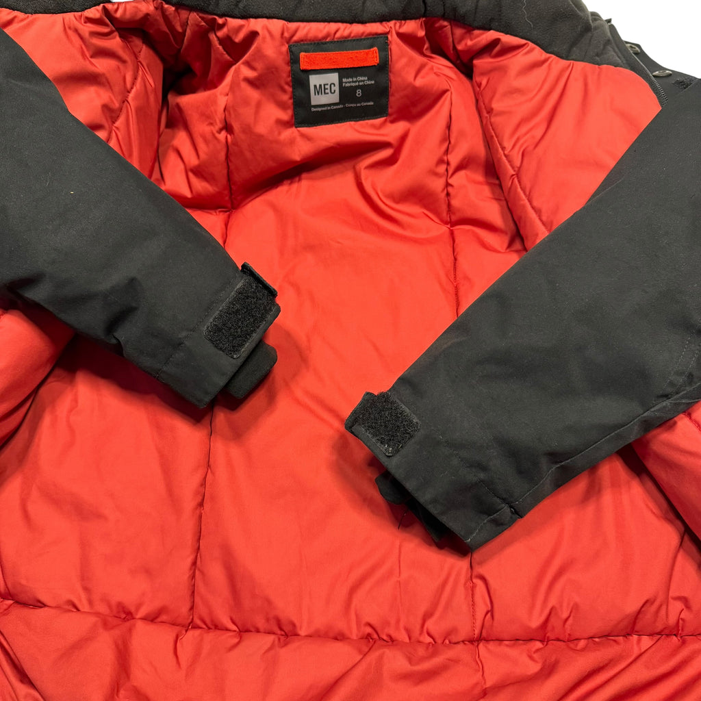 MEC Youth Size 8 Parka Ski Jacket  With Snow Gaiter