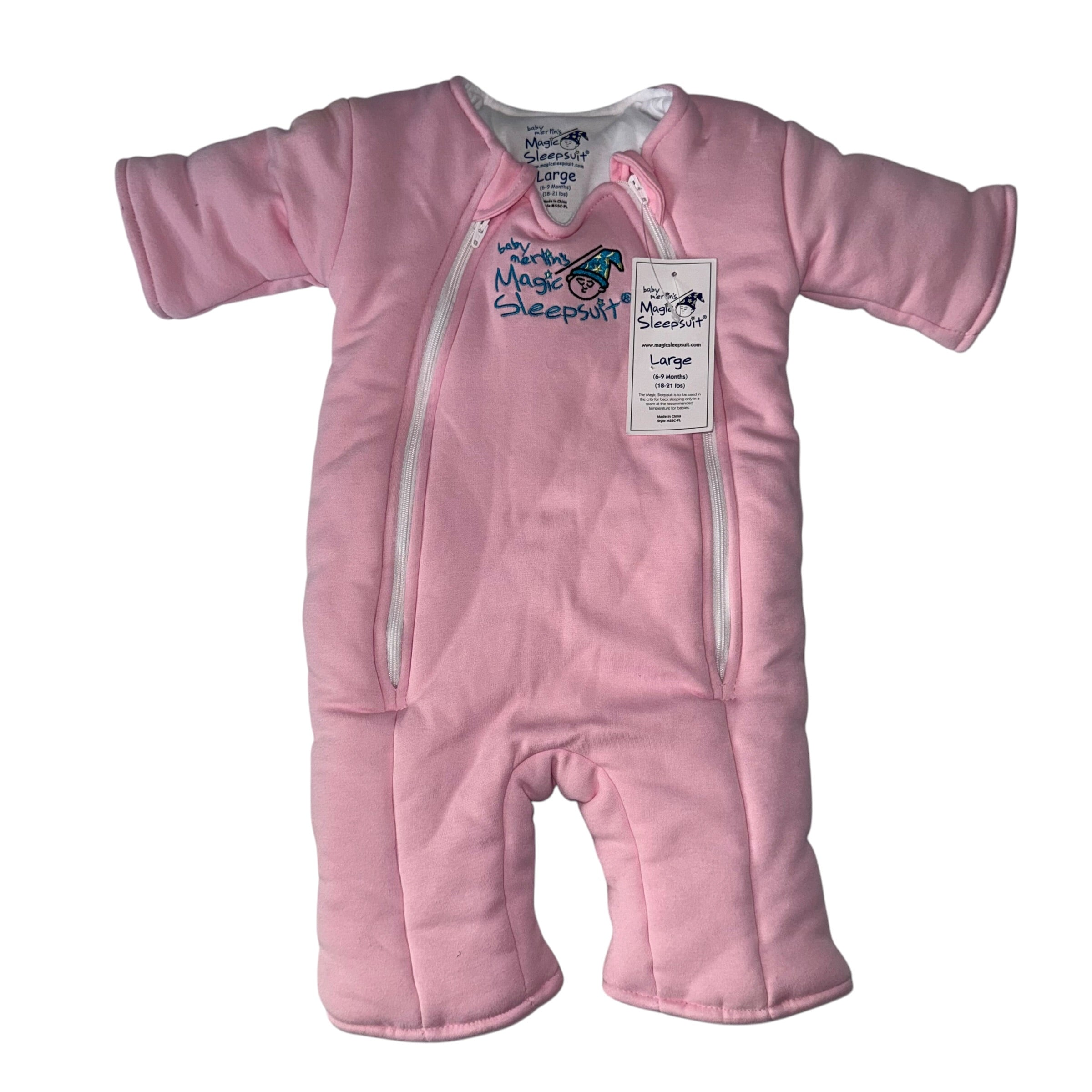 New BNWT baby merlin's Magic Sleepsuit Pink Large (6-9 Months) - Ready Kids Canada