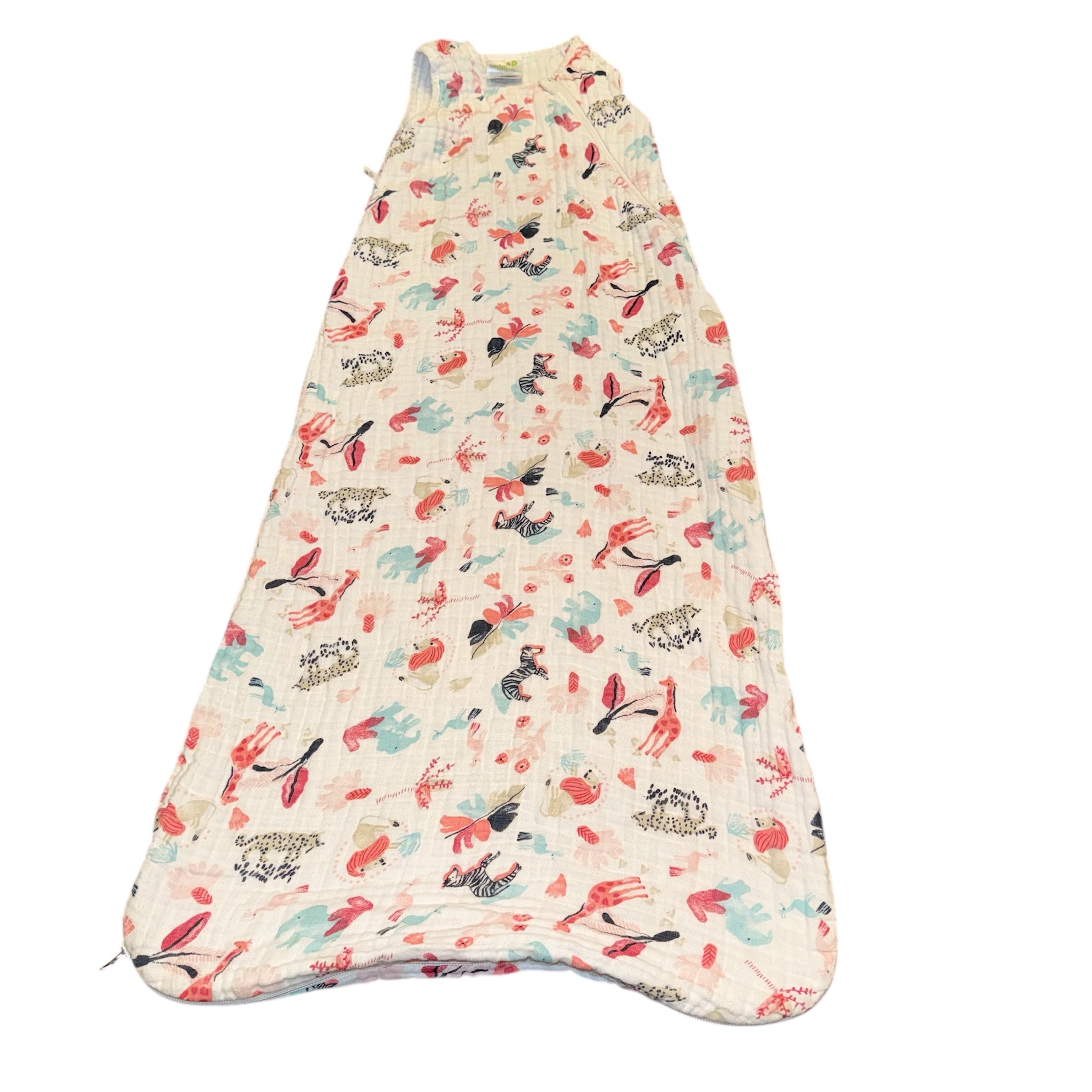 Perlim pinpin 18-36 months 0.7 TOG muslin sleep sack with zebras