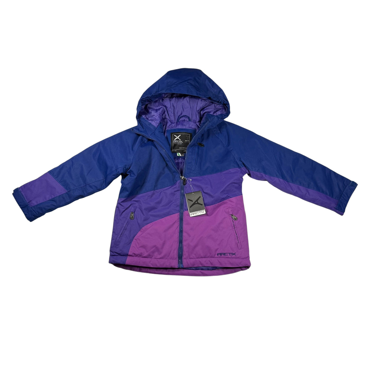 Arctix Kids Snow Jacket - Blue, Purple and Pink - Size 5T - Ready Kids Canada