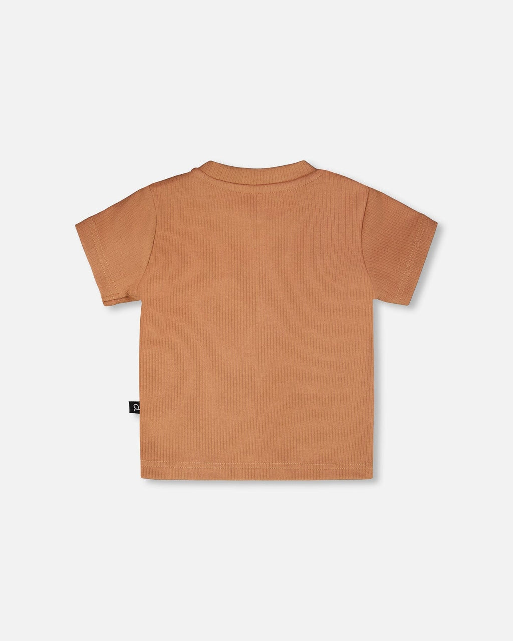 Deux Par Deux Cotton Rib Jersey T-Shirt And Organic Cotton Jersey Short Set Caramel And Beige Zebra Print NEW BNWT - Ready Kids Canada