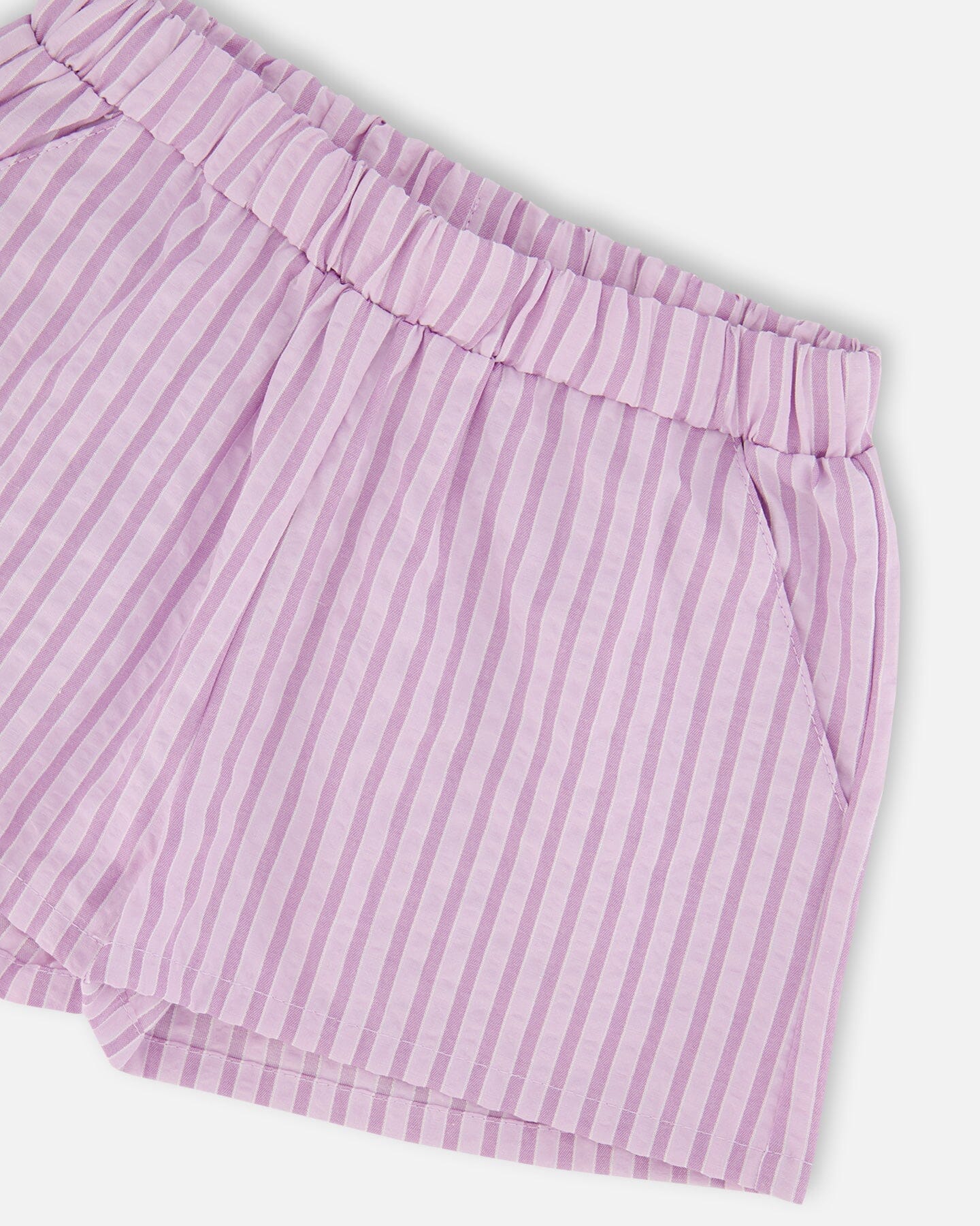 Deux Par Deux Top And Short Set Lavender Stripes NEW BNWT - Ready Kids Canada