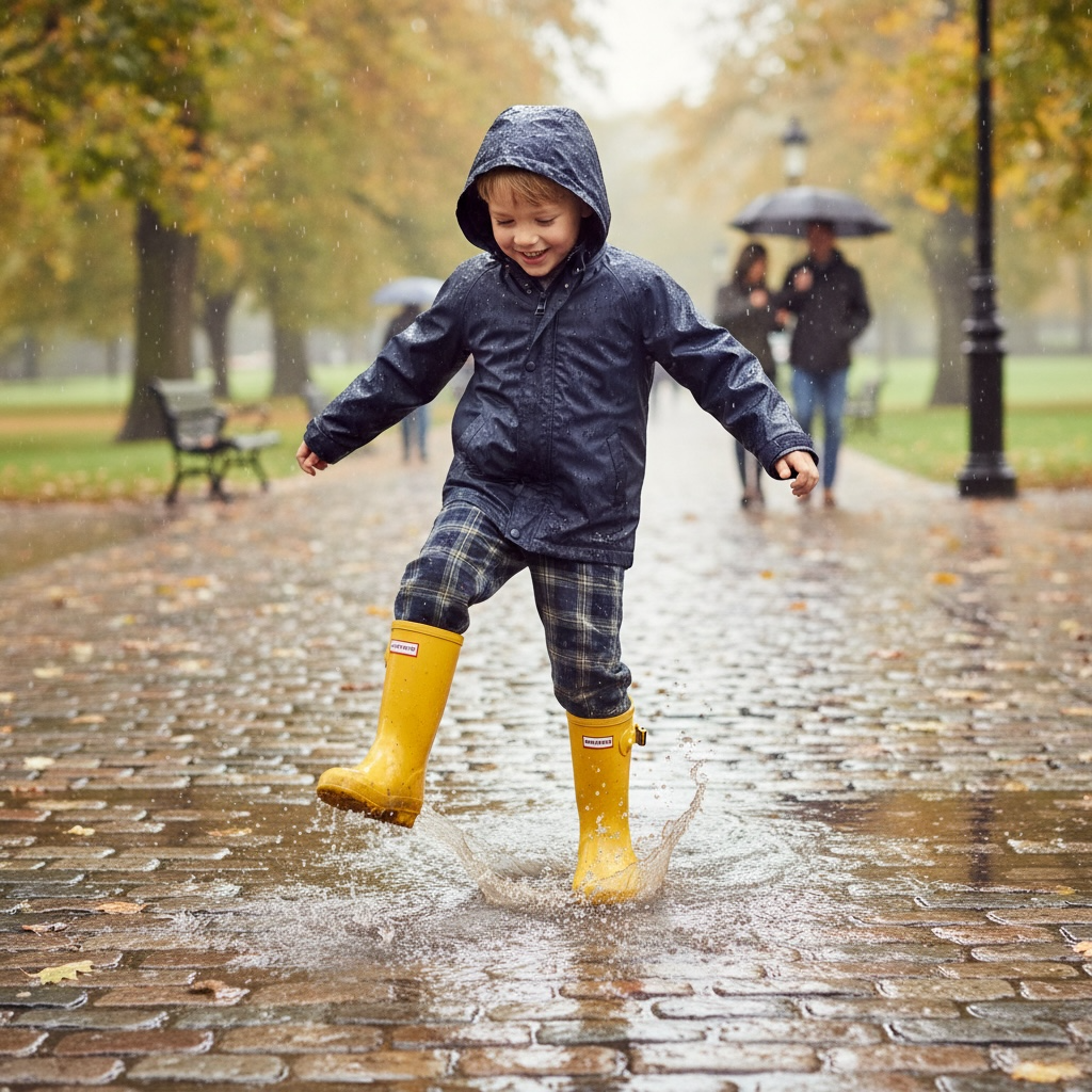 Hunter Yellow Short First Classic Rain Boots Size 1 Yellow - Ready Kids Canada