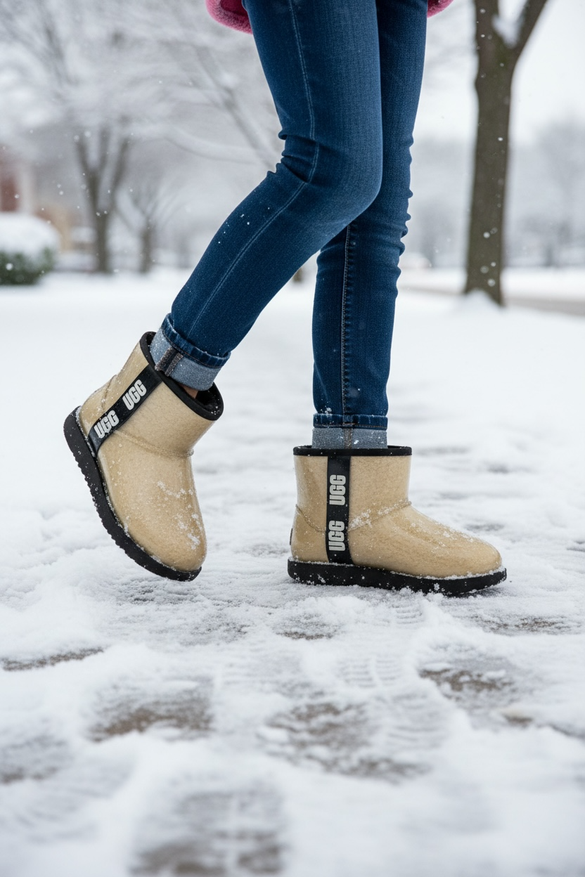 UGGs Mini Booties Waterproof Size 3 Big Kid