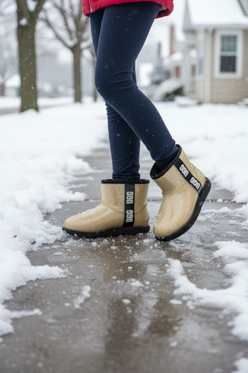 UGGs Mini Booties Waterproof Size 3 Big Kid
