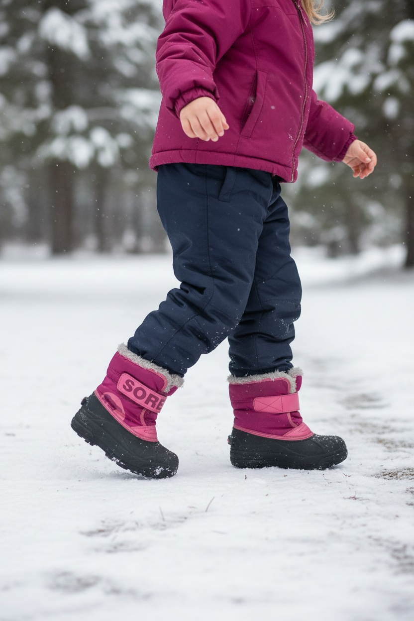 Sorel Snow Commander Toddler Size 10 Winter Snow Boots Pink