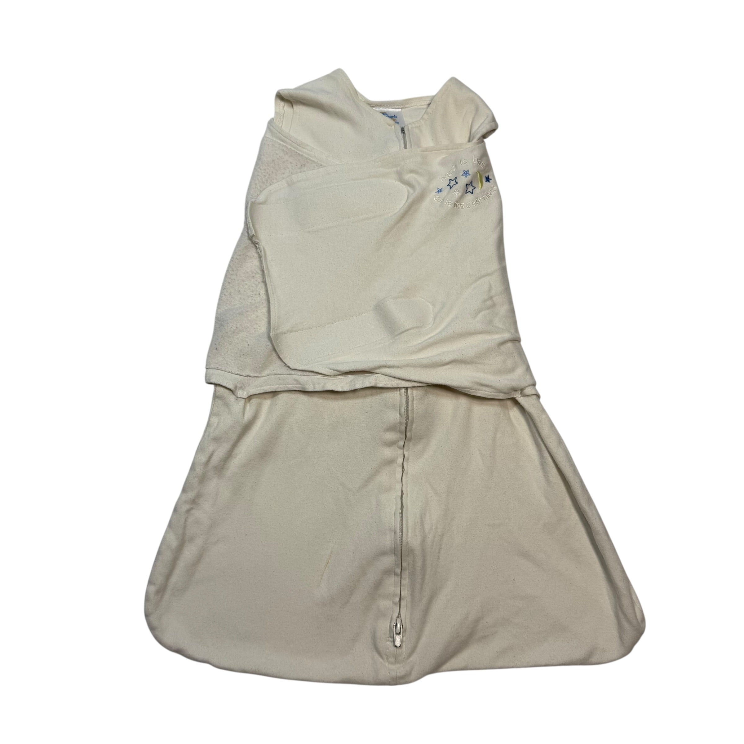 Halo Cotton Swaddle Sleep Sack Smal 3-6 Months Cream