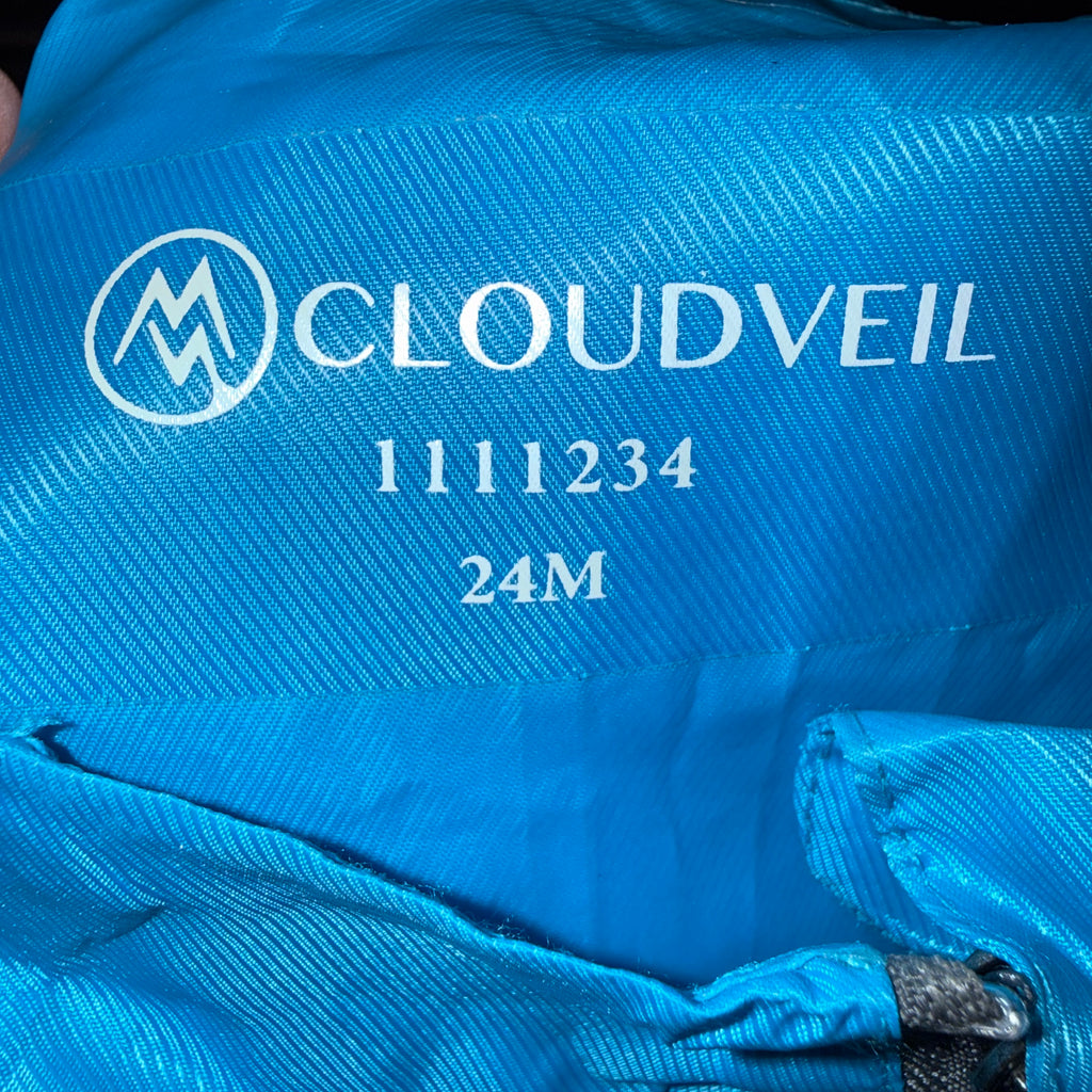 Cloudveil waterproof rain splash suit for toddler 24 months