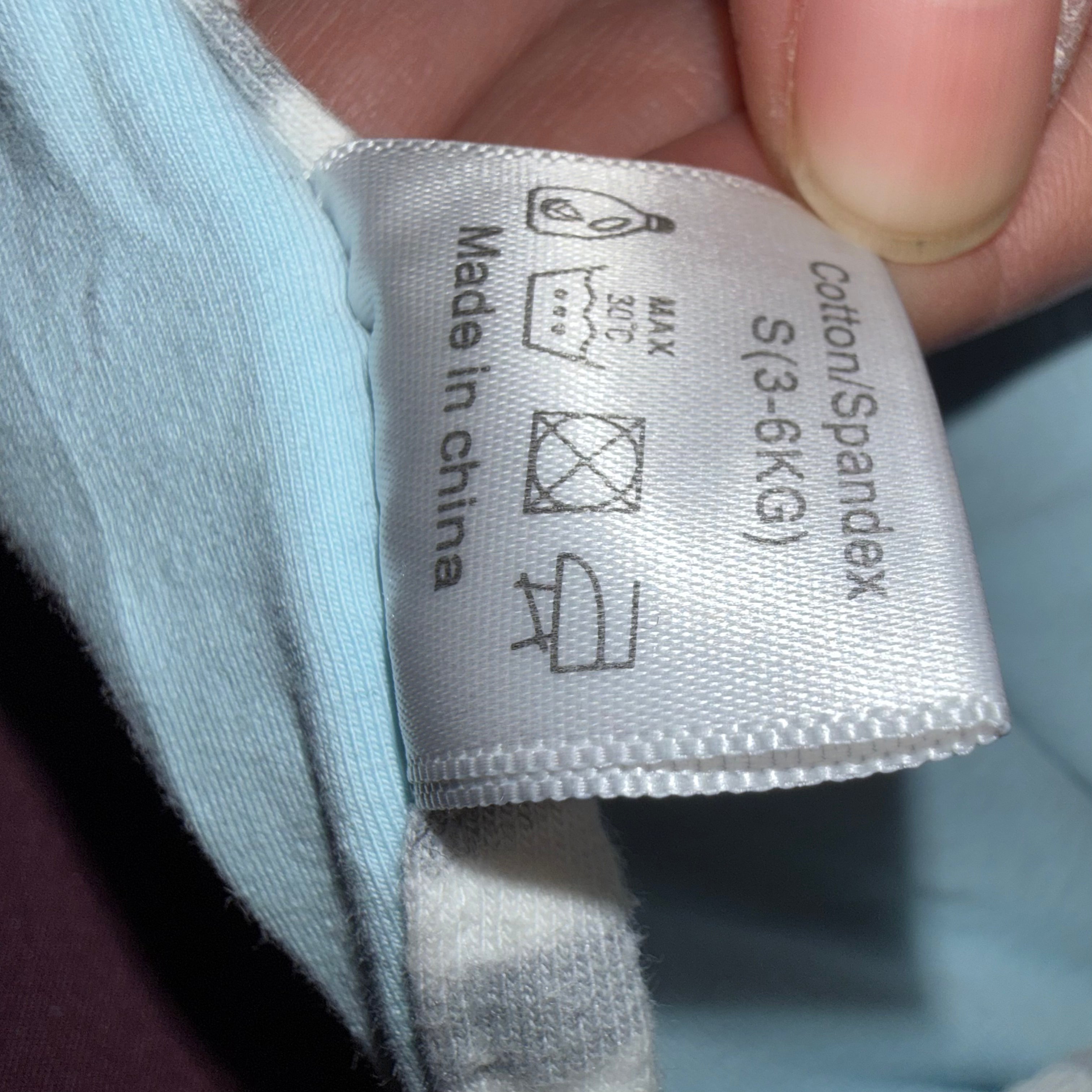 Insular transitional swaddle sleep sack in light blue for baby 0-3 months