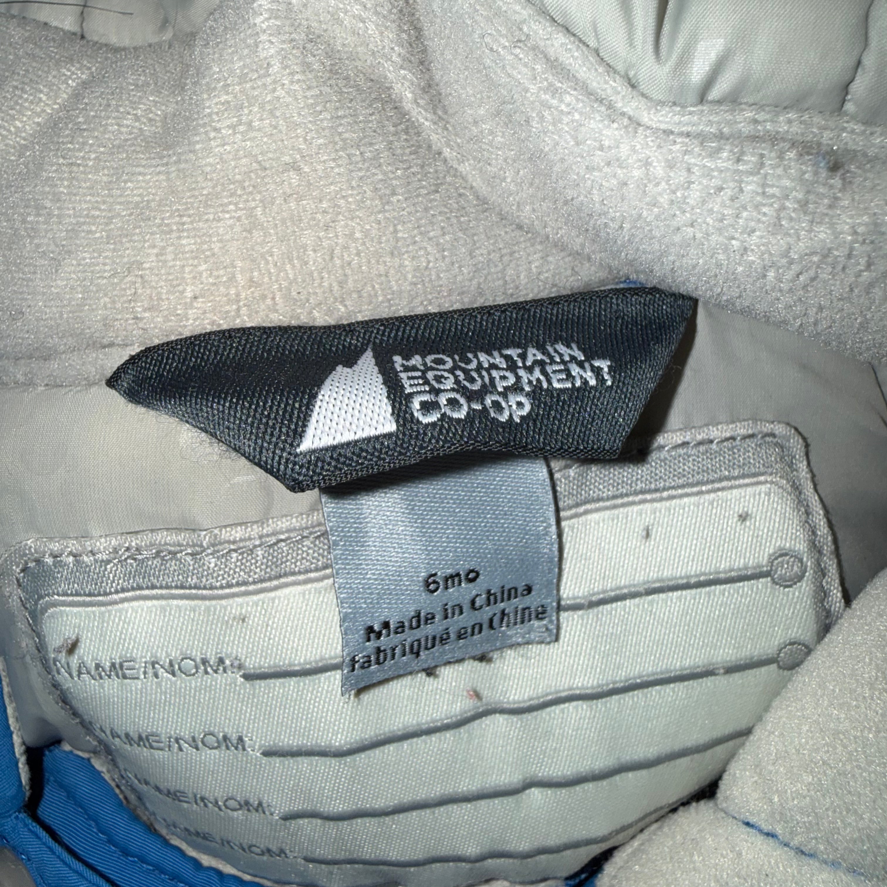 MEC toaster snowsuit 6 months blue