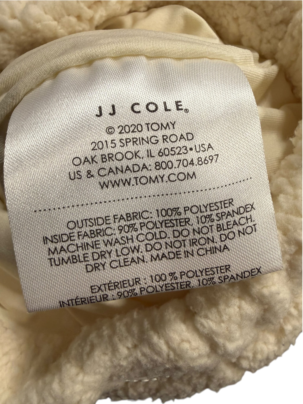 JJ Cole Sherpa Beanie - Cream - 6-12 Months - Ready Kids Canada
