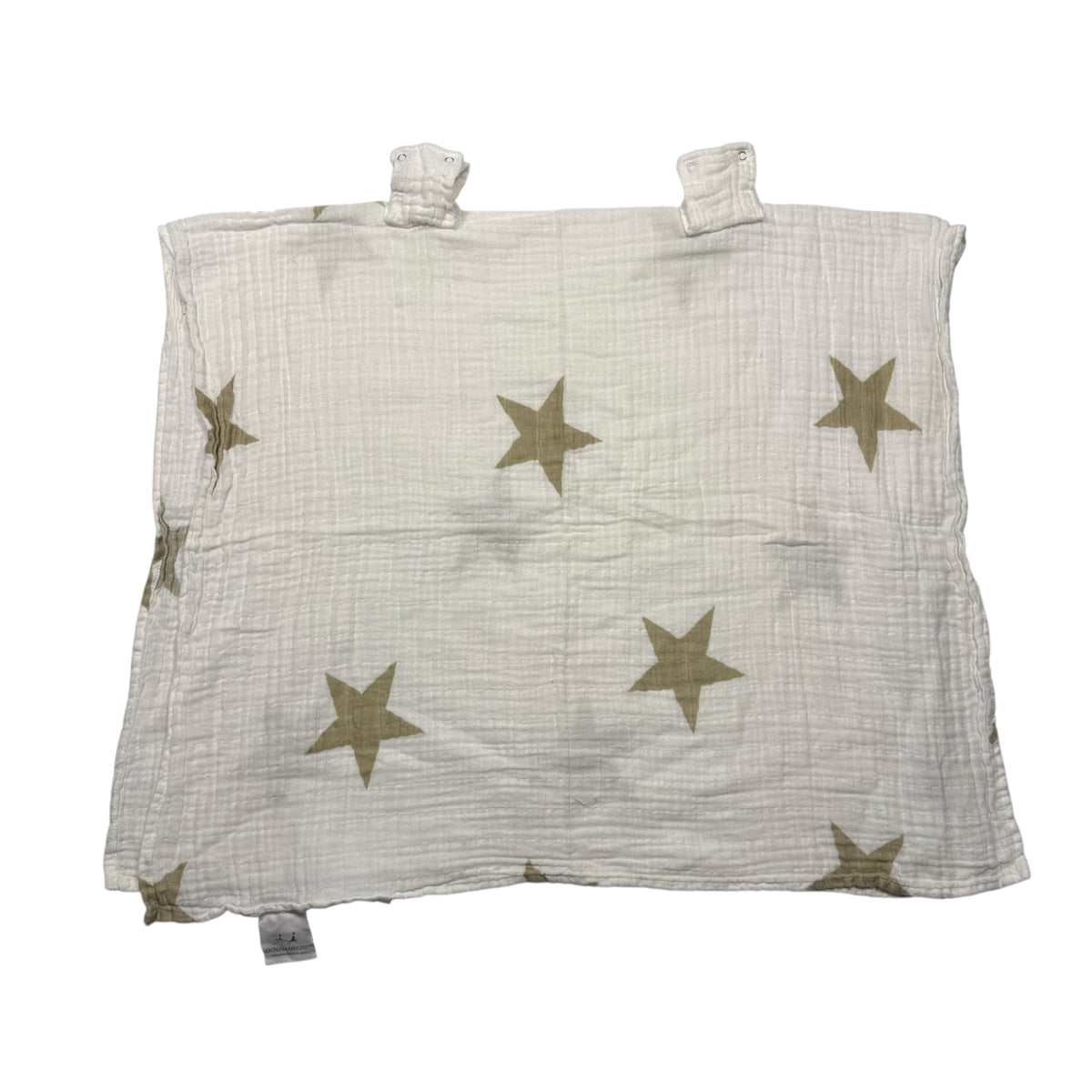 aden + anais Muslin Car Seat Canopy - White & Beige - Ready Kids Canada