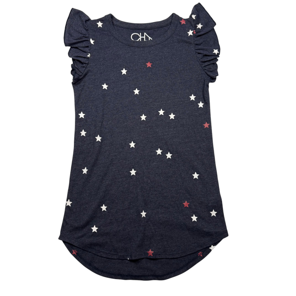Chaser Kids Star Print Ruffle Sleeve Nightgown - Size 10 - Ready Kids Canada