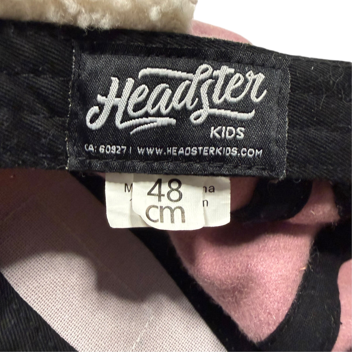 Headster Kids Sherpa-Lined Earflap Cap - Dusty Pink - 48 cm - Ready Kids Canada