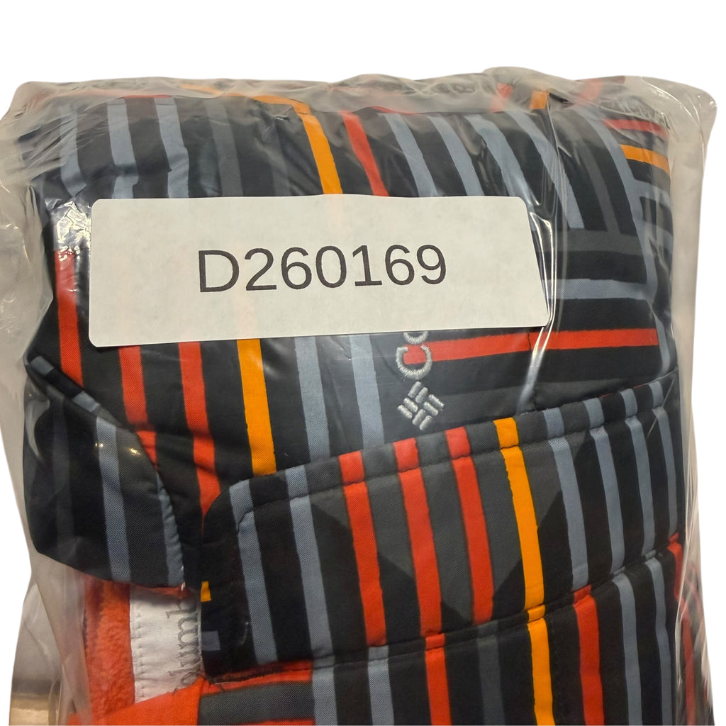 Columbia Down Bunting Snowsuit - Black & Orange Stripe - 12-18 Months - Ready Kids Canada