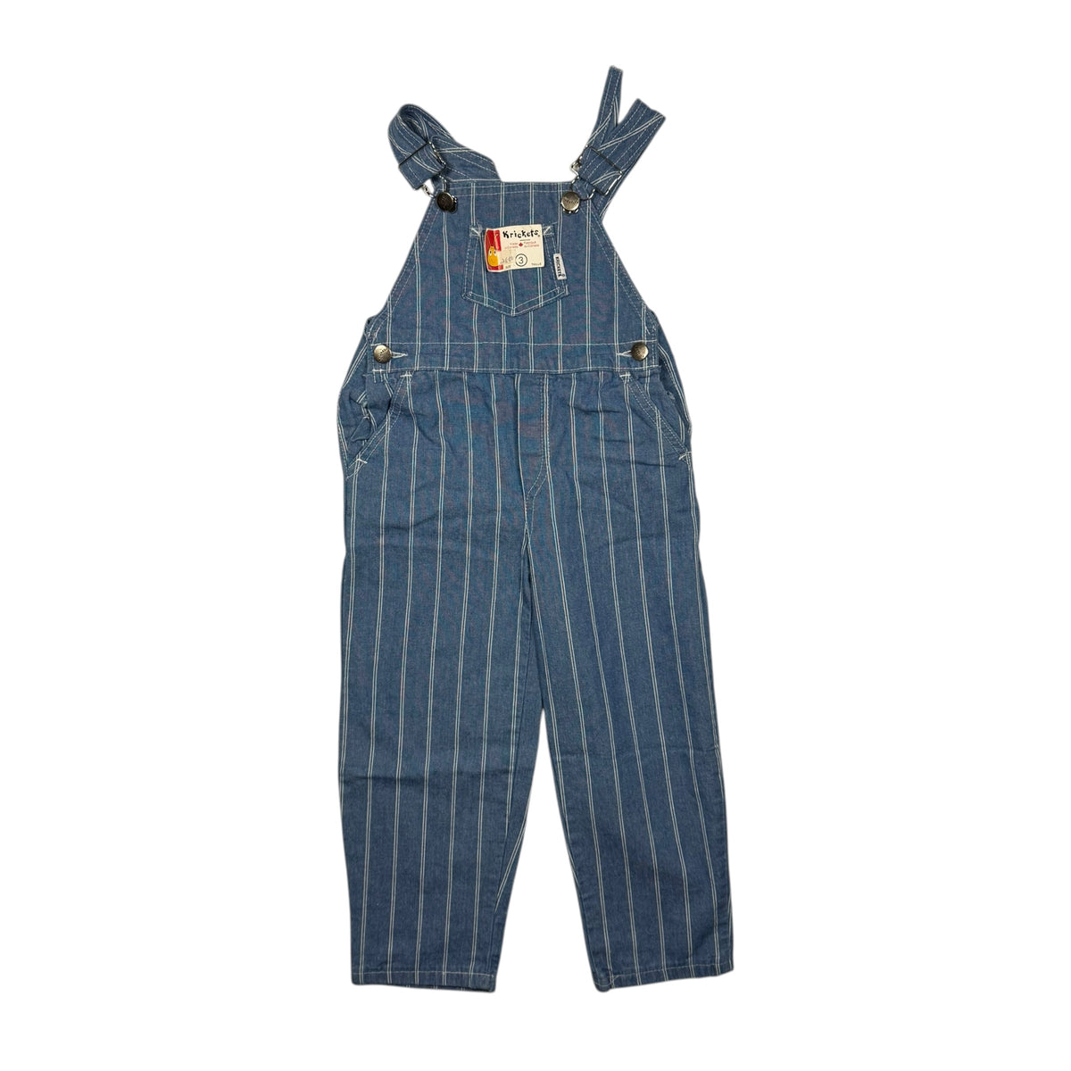 Krickets Striped Denim Overalls - Size 3T - New With Tags - Ready Kids Canada