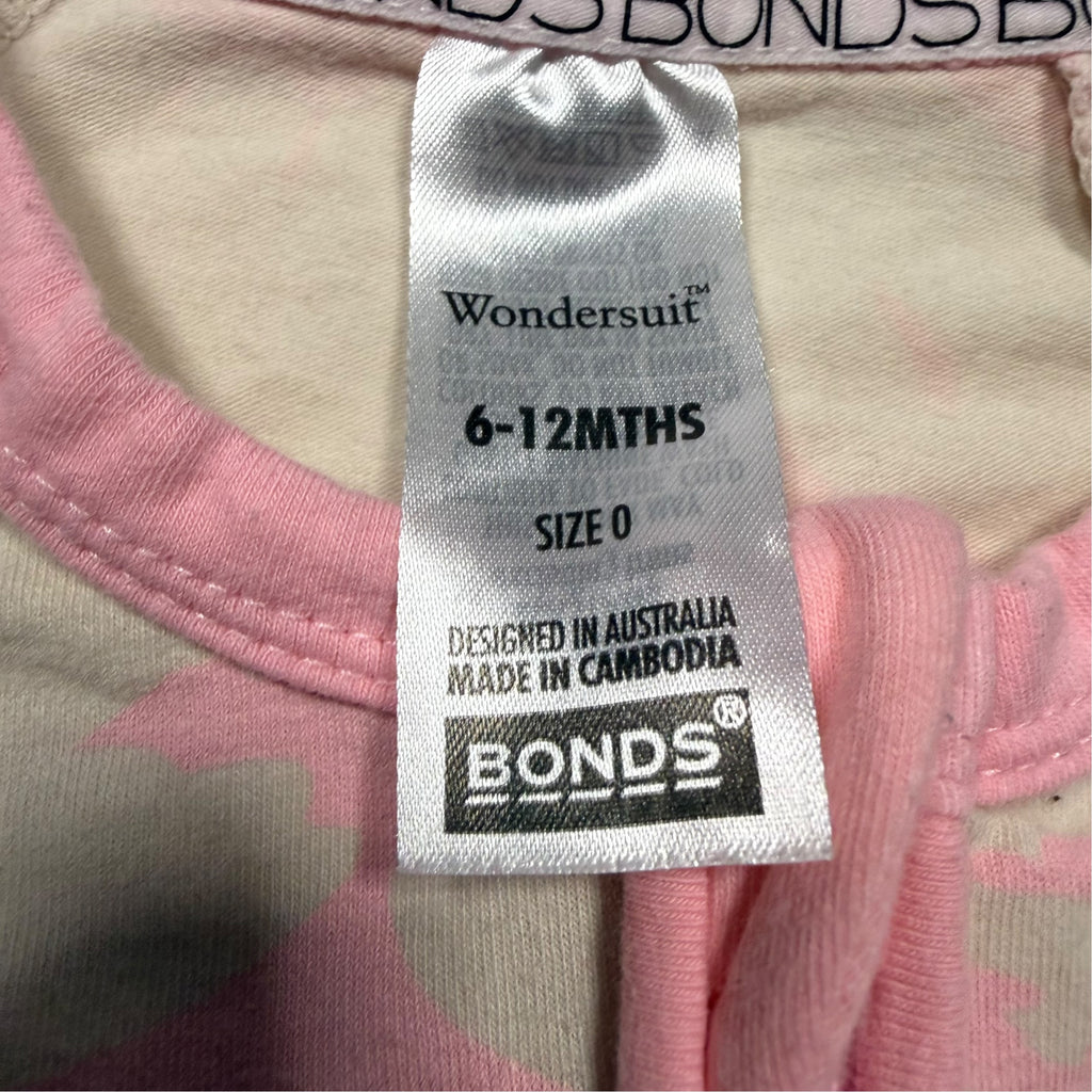 Bonds Wondersuit - Pink Tie-Dye - 6-12 Months - Ready Kids Canada