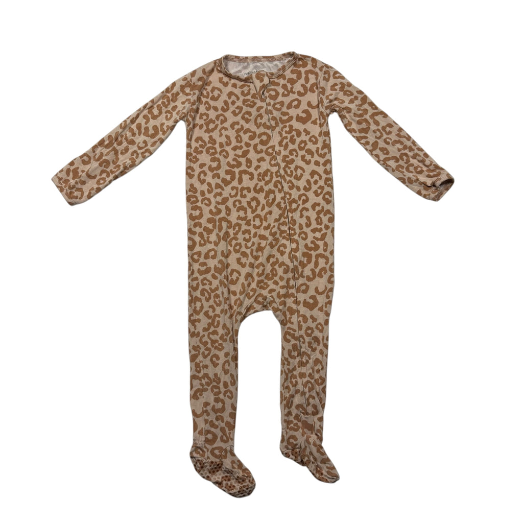 pip + phee Bamboo Footie Pajamas - Leopard Print - 12-18 Months - Ready Kids Canada
