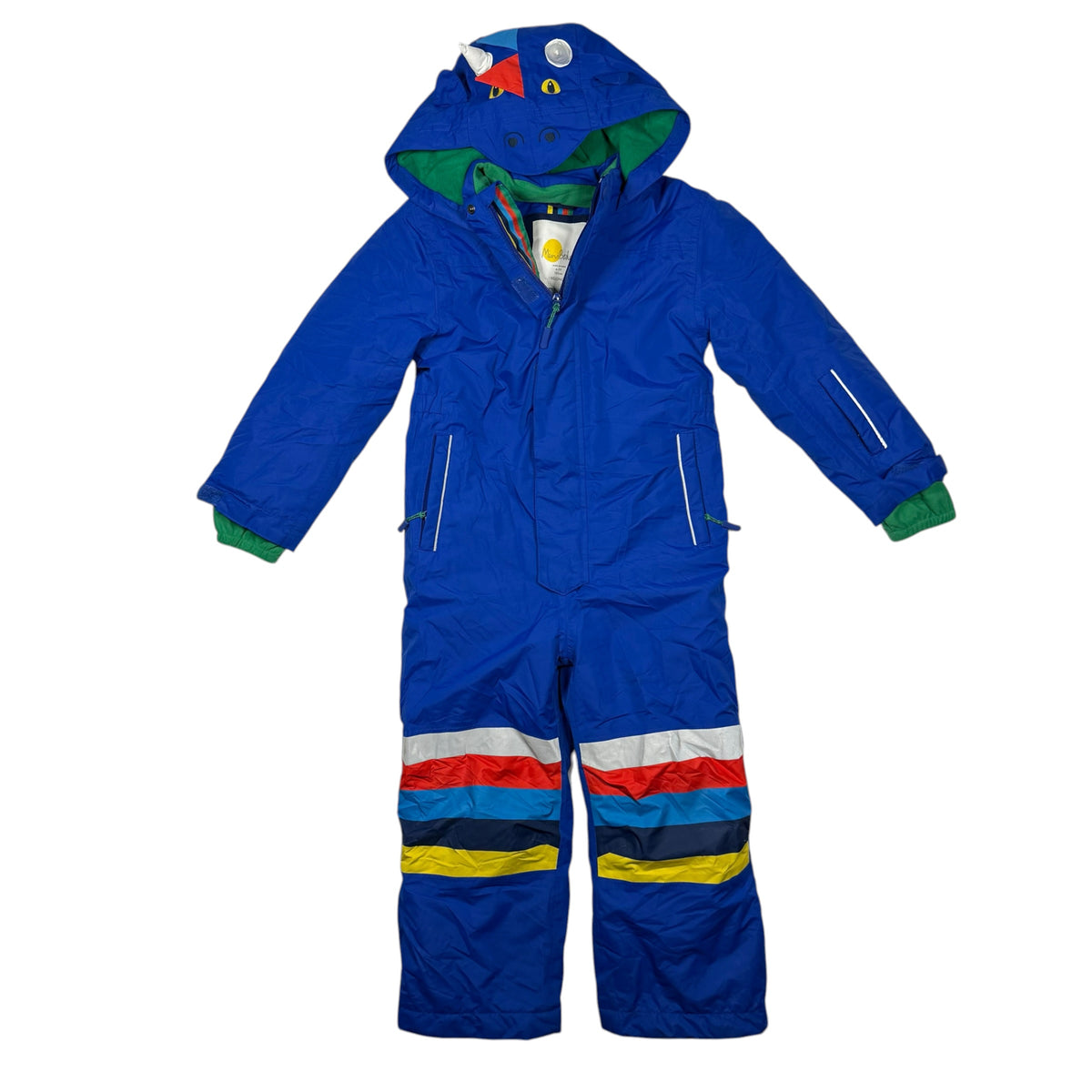 Mini Boden Dragon Snowsuit - Royal Blue - Size 6-7Y - Ready Kids Canada