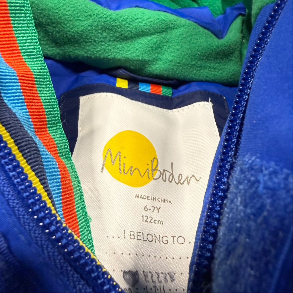 Mini Boden Dragon Snowsuit - Royal Blue - Size 6-7Y - Ready Kids Canada