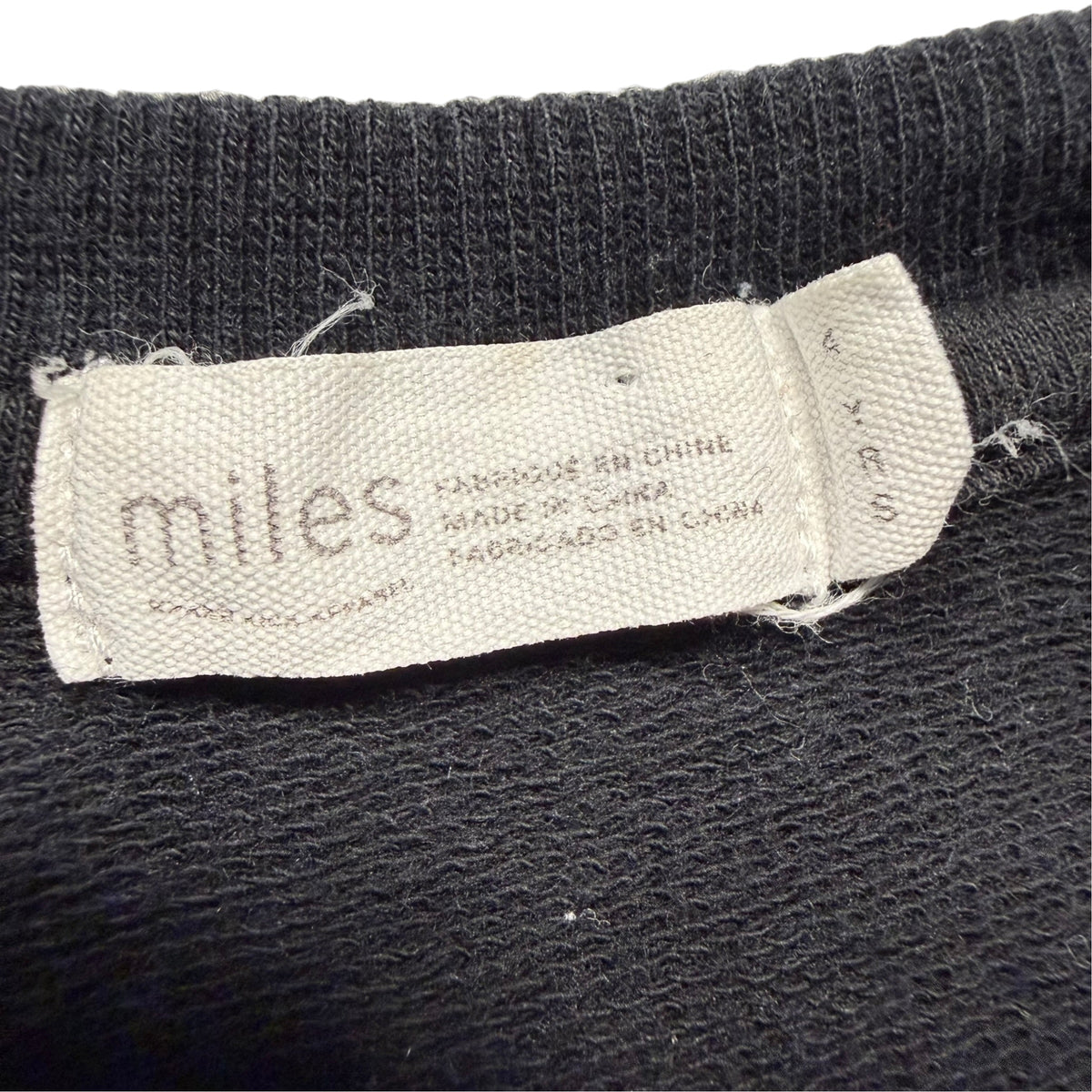 Miles Kids Grid Print Sweatshirt - Black - Size 4T - Ready Kids Canada