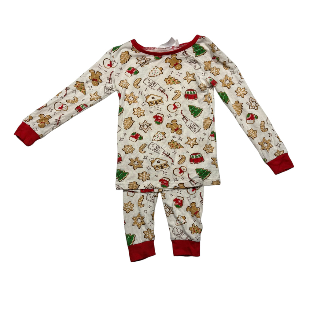 Tres Beau et Belle Bamboo Christmas Pajamas - Cookies and Milk - Size 2T - Ready Kids Canada