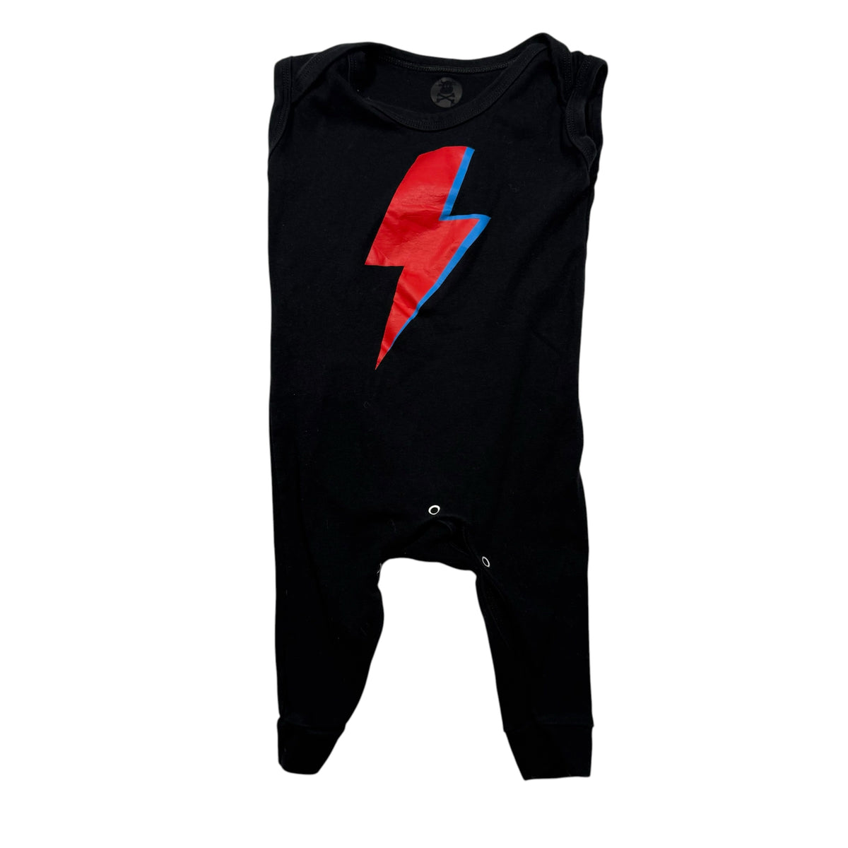 Baby Moo's Lightning Bolt Romper - Black - 12-18 Months - Ready Kids Canada