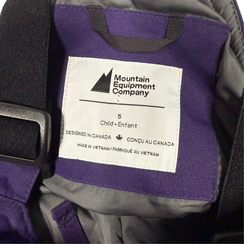 MEC Kids' Snow Bibs - Purple - Size 5 - Ready Kids Canada