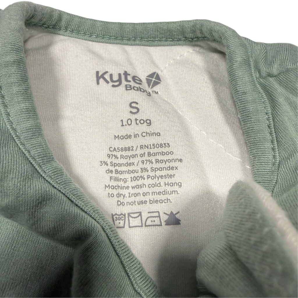 Kyte Baby Bamboo Sleep Bag 1.0 TOG - Green - Small (6-18 Months) - Ready Kids Canada
