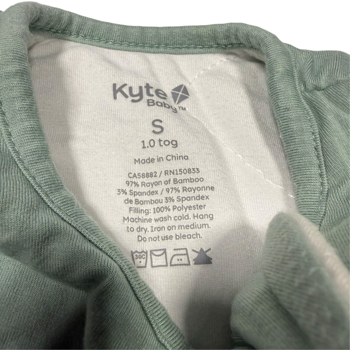 Kyte Baby Bamboo Sleep Bag 1.0 TOG - Green - Small (6-18 Months) - Ready Kids Canada