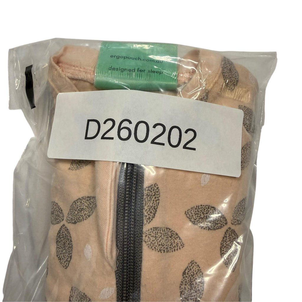 ergoPouch Cocoon Swaddle Bag 0.2 TOG - Peach Leaf Print - 3-12 Months - Ready Kids Canada