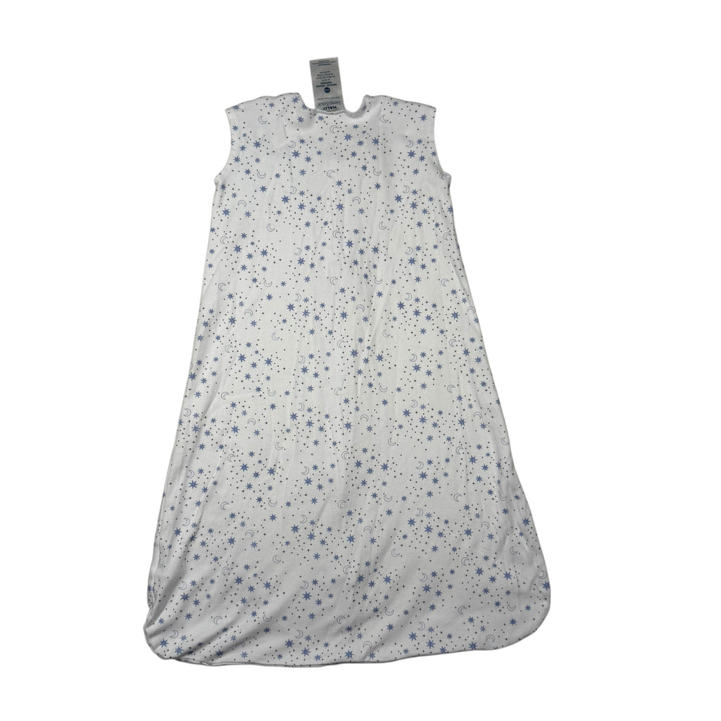 HALO SleepSack Cotton Wearable Blanket - White with Blue Stars - Medium (6-12 Months) - Ready Kids Canada