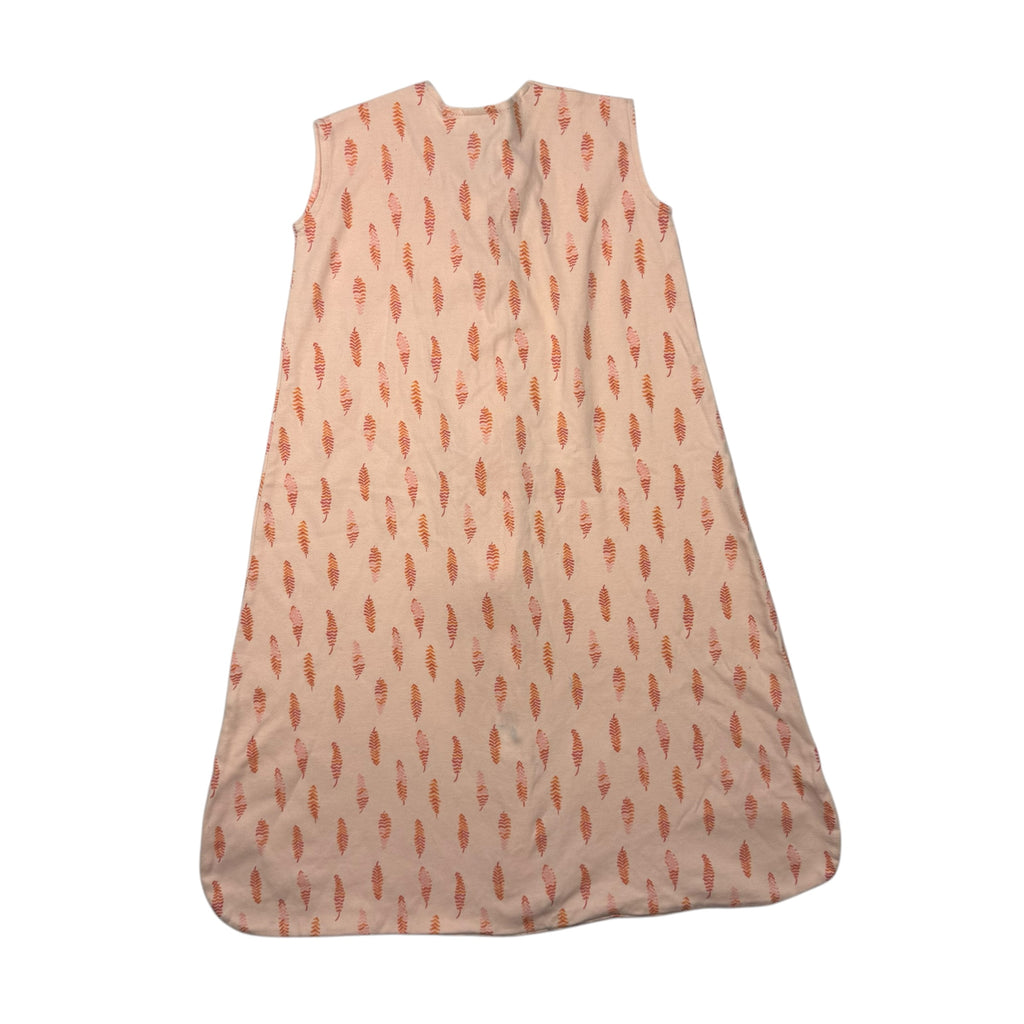 HALO SleepSack Cotton Wearable Blanket - Peach Feather Print - Large 12-18 Months - Ready Kids Canada