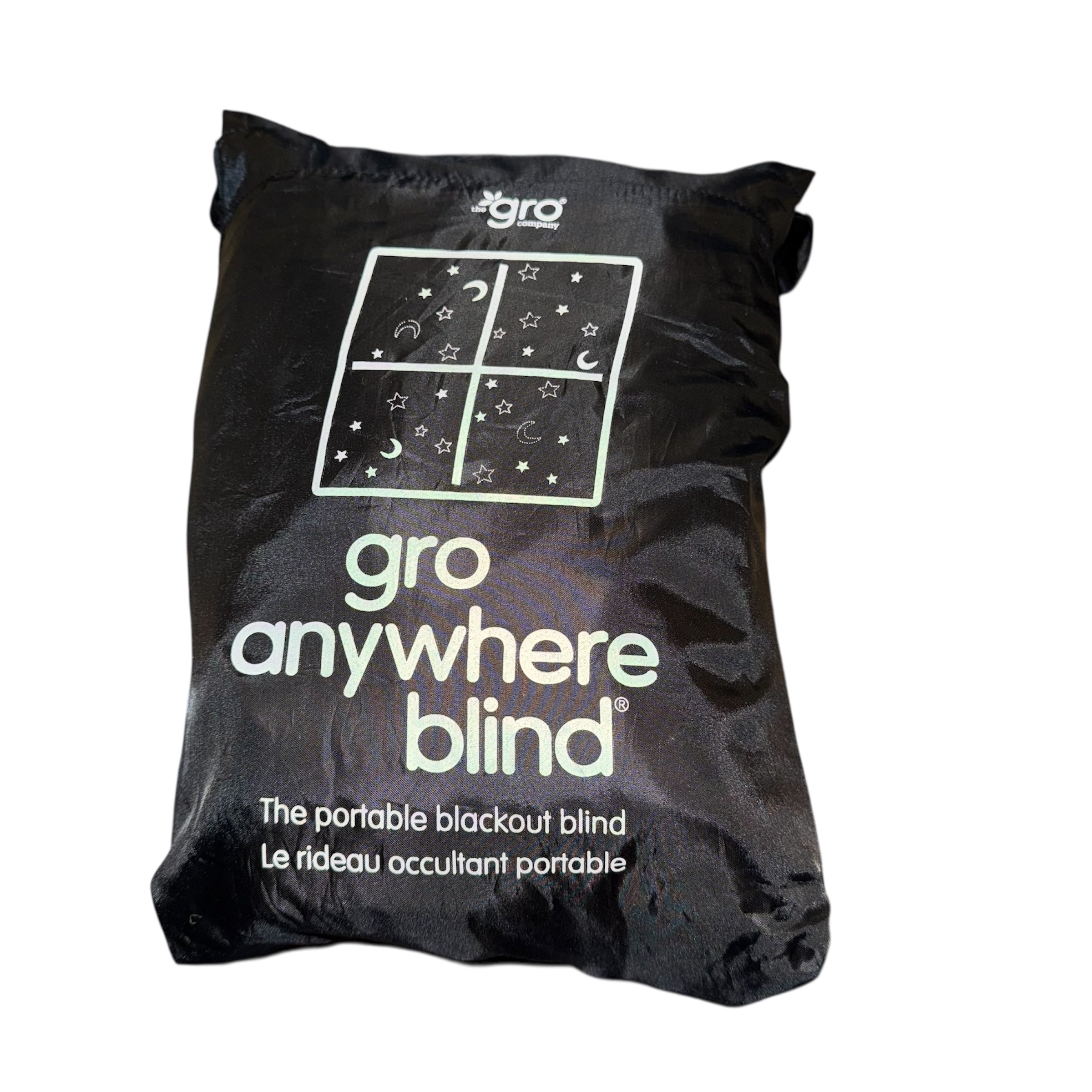 Gro Anywhere portable blackout blind for travel and nursery windows