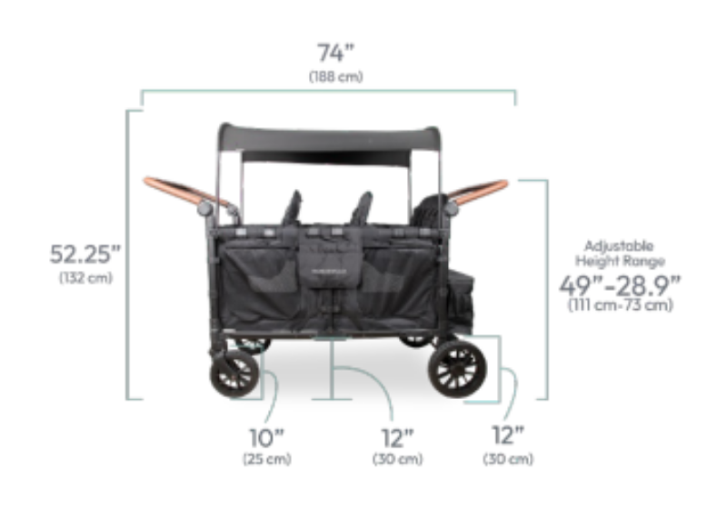 2026 Wonderfold W6 Luxe Pro 6 Seater Stroller Wagon