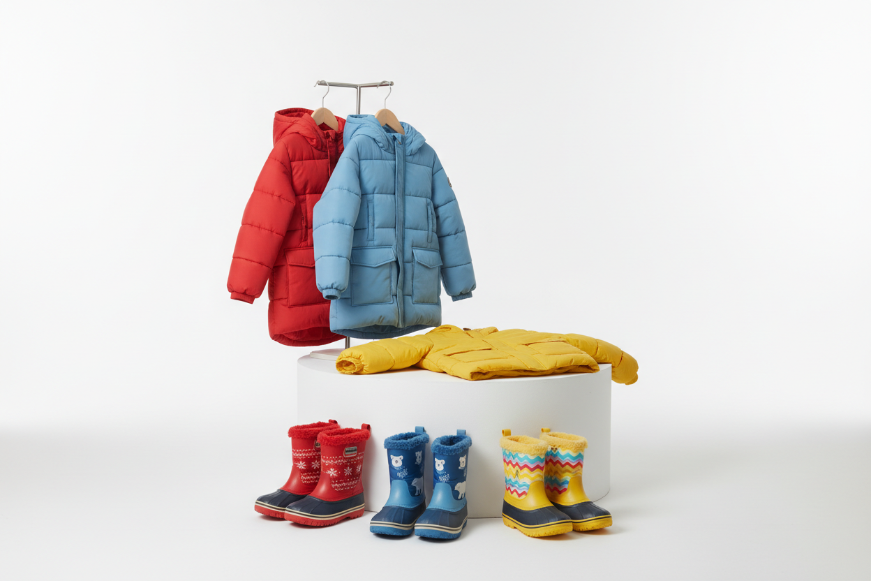 kids coats and boots