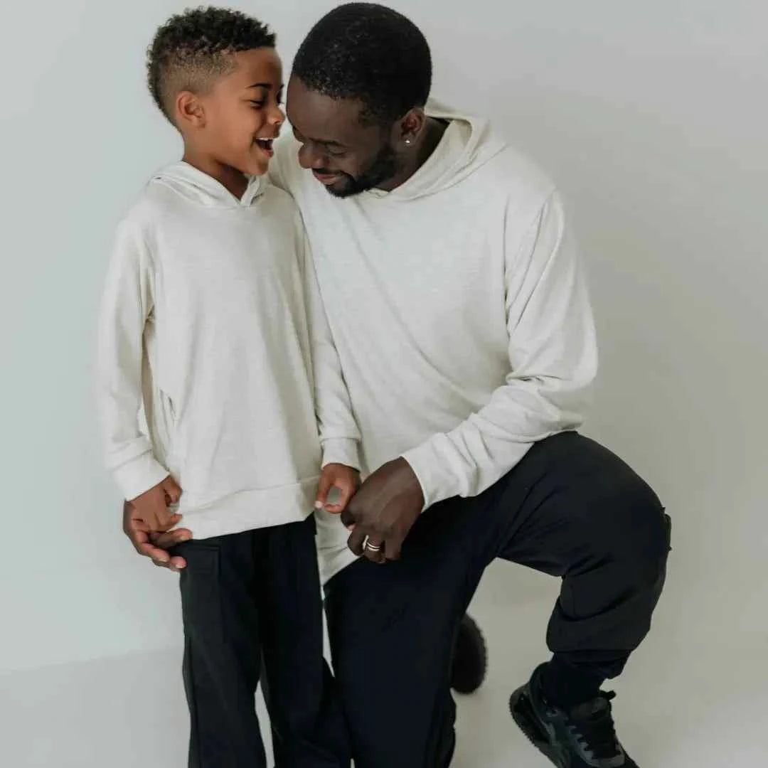 Kids' Lightweight Bamboo Hoodie with Side Seam Pockets