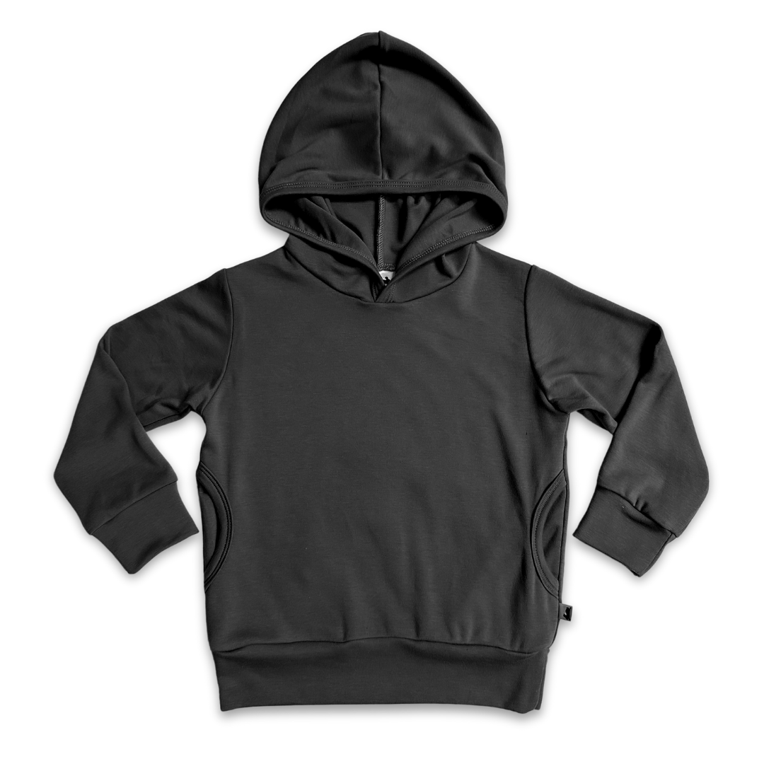 Kids' Lightweight Bamboo Hoodie with Side Seam Pockets New BNWT
