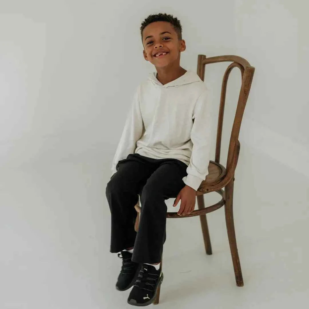 Kids' Lightweight Bamboo Hoodie with Side Seam Pockets